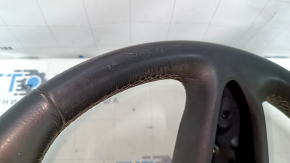Steering wheel naked Infiniti QX50 19-20 leather black, no buttons, worn, scratches