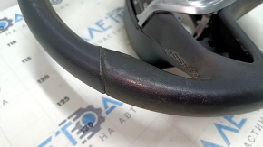 Steering wheel naked Infiniti QX50 19-20 leather black, no buttons, worn, scratches