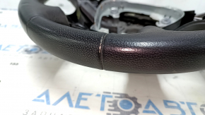 Naked steering wheel Infiniti JX35 QX60 13-14 prerest, leather, black, scratches, dents, abrasions