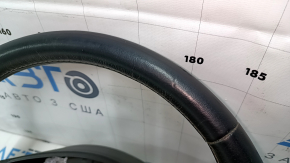 Naked steering wheel Infiniti JX35 QX60 13-14 pre-rest, leather, black, heated, scratches, needs cleaning, bumps