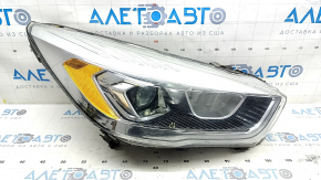 Front right headlight complete Ford Escape MK3 17-19 rest, xenon+led light, sand, chips, cobweb