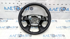 Naked steering wheel Infiniti JX35 QX60 13-14 prerest, leather, black, scratches, worn