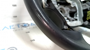 Naked steering wheel Infiniti JX35 QX60 13-14 prerest, leather, black, scratches, worn