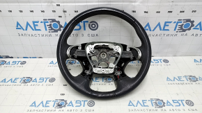 Naked steering wheel Infiniti JX35 QX60 13-14 prerest, leather, black with heating, scratches, dent, abrasions