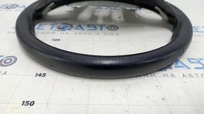 Naked steering wheel Infiniti JX35 QX60 13-14 prerest, leather, black with heating, scratches, dent, abrasions