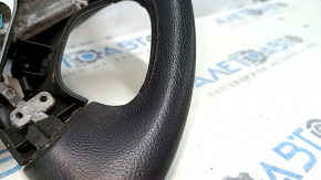 Naked steering wheel Infiniti JX35 QX60 13-14 prerest, leather, black, scratches, abrasions