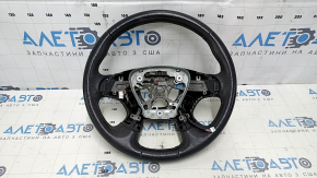 Bare steering wheel Infiniti JX35 QX60 13-14 prerest, leather, black, worn, scratches, bump, without pads
