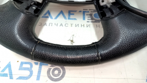 Bare steering wheel Infiniti JX35 QX60 13-14 prerest, leather, black, worn, scratches, bump, without pads