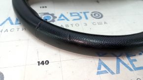 Bare steering wheel Infiniti JX35 QX60 13-14 pre-rest, leather, black with heating, scratches, bumps, abrasions, without pads