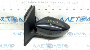 Left side mirror complete Ford Escape MK3 17-19 rest 5 pins, BSM, black
