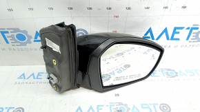 Side mirror right assembly Ford Escape MK3 17-19 rest 5 pins, BSM, black