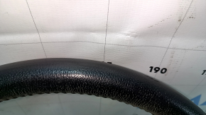 Naked steering wheel Nissan Pathfinder 13-16 leather black, scratches, for dry cleaning, without pads
