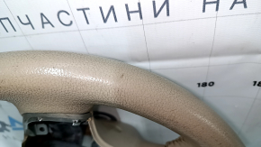 Naked steering wheel Nissan Pathfinder 13-16 leather beige, heated, worn, scratches