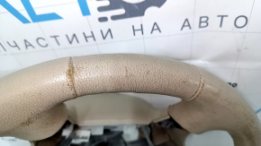 Naked steering wheel Nissan Pathfinder 13-16 leather beige, heated, worn, scratches