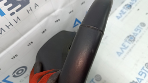 Naked steering wheel Chevrolet Bolt 17 leather black, heated, without buttons and petals, scratches, abrasions