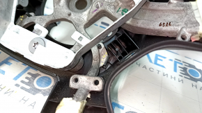 Naked steering wheel Nissan Murano z52 15-18 black leather, scratches, needs cleaning, broken fasteners