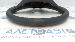 Bare steering wheel VW Jetta 15-16 USA black rubber, without overlay and buttons