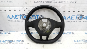 Bare steering wheel VW Jetta 15-16 USA black rubber, without overlay and buttons