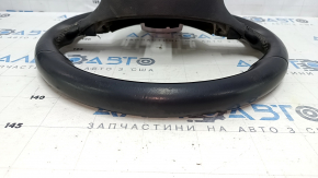 Naked steering wheel VW Passat b7 12-15 USA leather black, no buttons, worn, scratches, no buttons, bumps