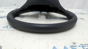 Bare steering wheel VW Jetta 15-16 USA black rubber, without overlay and buttons, broken fastening