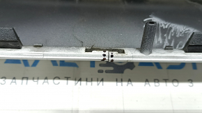 Rear bumper bare Ford Fusion mk5 13-18 for parking sensors, white, torn, dented, broken fasteners, scratches
