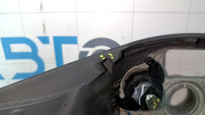 Bare steering wheel VW Passat b8 16-19 USA rubber black, without overlay and buttons, broken fastening, abrasion