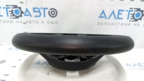 Bare steering wheel VW Passat b8 16-19 USA rubber black, without overlay and buttons, broken fastening, abrasion