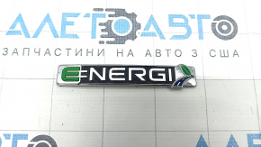 Emblem inscription ENERGI trunk lid Ford Fusion mk5 13-18