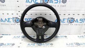 Bare steering wheel VW Jetta 11-14 USA black rubber, scuffed
