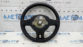 Bare steering wheel VW Jetta 11-14 USA black rubber, scuffed