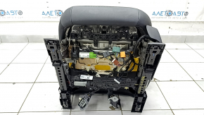 Driver's seat Ford Fusion mk5 17-20 without airbag, leather black, electric, heated, shot, scratches, for cleaning