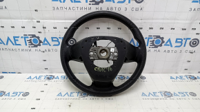 Bare steering wheel Honda Civic X FC 16-21 rubber black, with pads, worn, scratches
