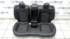 Rear row of seats 2 row Ford Fusion mk5 17-20 leather black, dents, dry cleaning, scratches