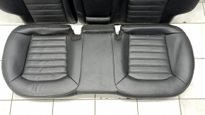 Rear row of seats 2 row Ford Fusion mk5 17-20 leather black, dents, dry cleaning, scratches