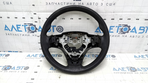 Naked steering wheel Toyota Camry v55 15-17 usa black rubber, scratches, needs cleaning, worn
