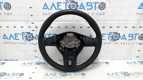 Naked steering wheel VW Passat b7 12-15 USA black rubber, no button