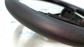 Naked steering wheel VW Passat b7 12-15 USA black rubber, no button, bump, scratches