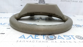 Naked steering wheel Toyota Sienna 11-16 beige rubber, scratch, needs cleaning, worn