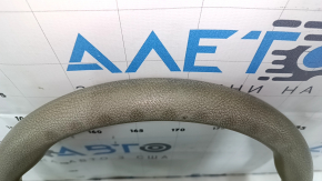 Naked steering wheel Toyota Sienna 11-16 beige rubber, scratch, needs cleaning, worn