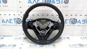 Naked steering wheel Toyota Highlander 14-19 rubber, black
