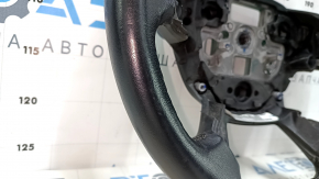 Naked steering wheel Ford C-max MK2 13-18 leather black, bumps, scratches, abrasions