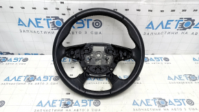 Naked steering wheel Ford C-max MK2 13-18 leather black, bumps, scratches, abrasions