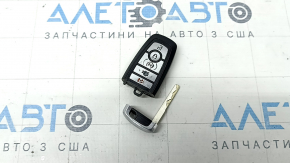 Key smart Ford Fusion mk5 17-20 5 buttons, for autostart, pokes, chrome useful