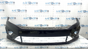Bare front bumper VW Passat b8 16-19 USA R-Line, black, scratches