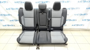 Rear row of seats 2 row Ford Escape MK3 15-17 cloth black-gray, dry cleanable