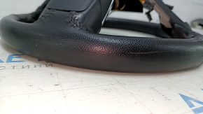 Naked steering wheel Ford Mustang mk6 15-23 leather black, without button covers, scratches
