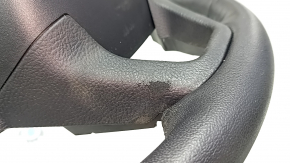 Naked steering wheel Ford Fusion mk5 17-20 leather black, worn, dent