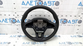 Naked steering wheel Ford Focus mk3 15-18 rest, black rubber, worn, scratches