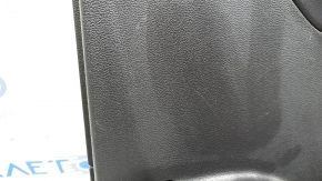 Door trim card rear right Ford Escape MK3 17-19 rest black with black plastic insert, armrest black leather, with chrome handle, under the tweeter, scratches