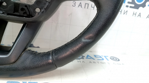 Naked steering wheel Ford Ecosport 18-20 leather, black, no buttons, dents, scratches